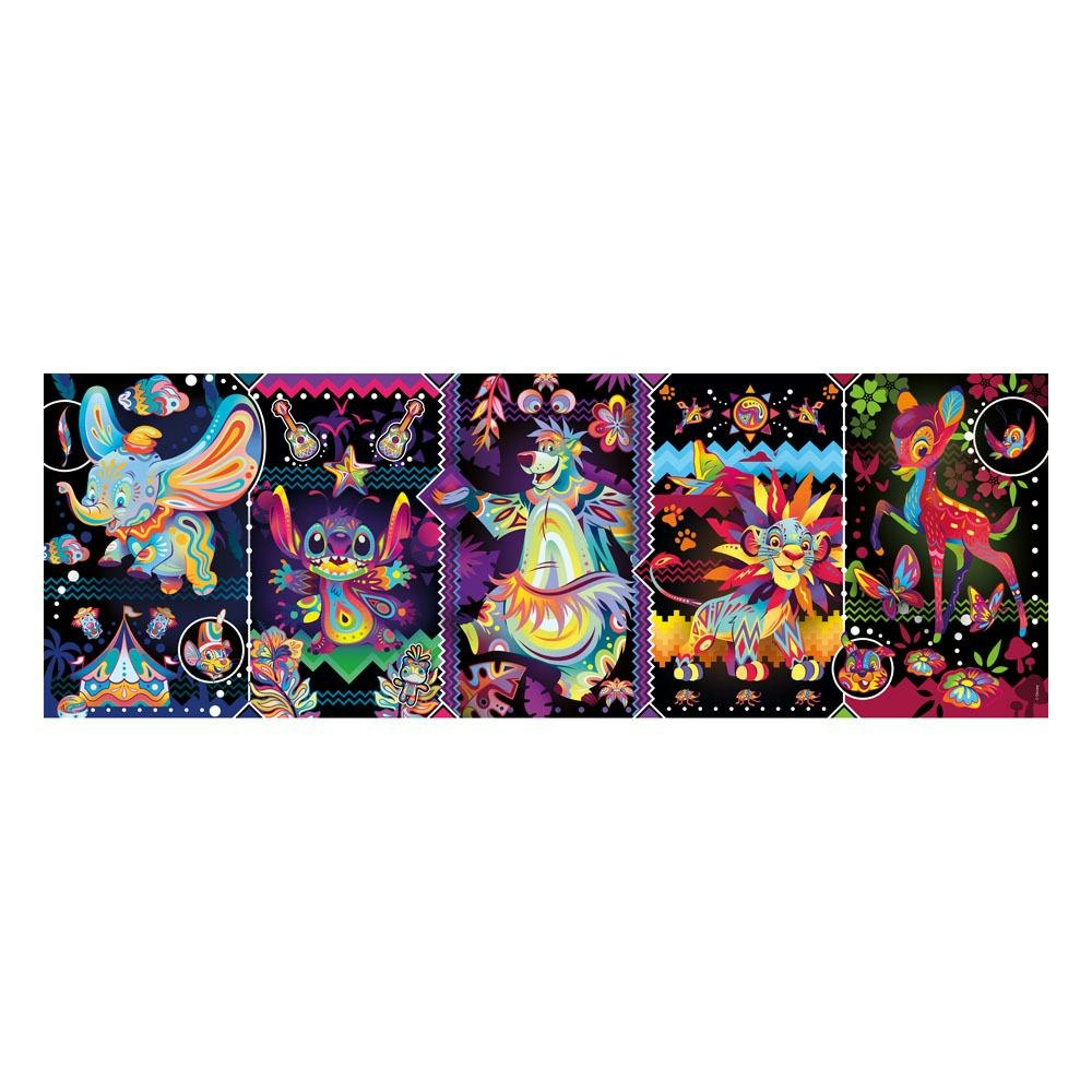 Puslespill Disney Panorama Puzzle Pop-Art (1000 biter)