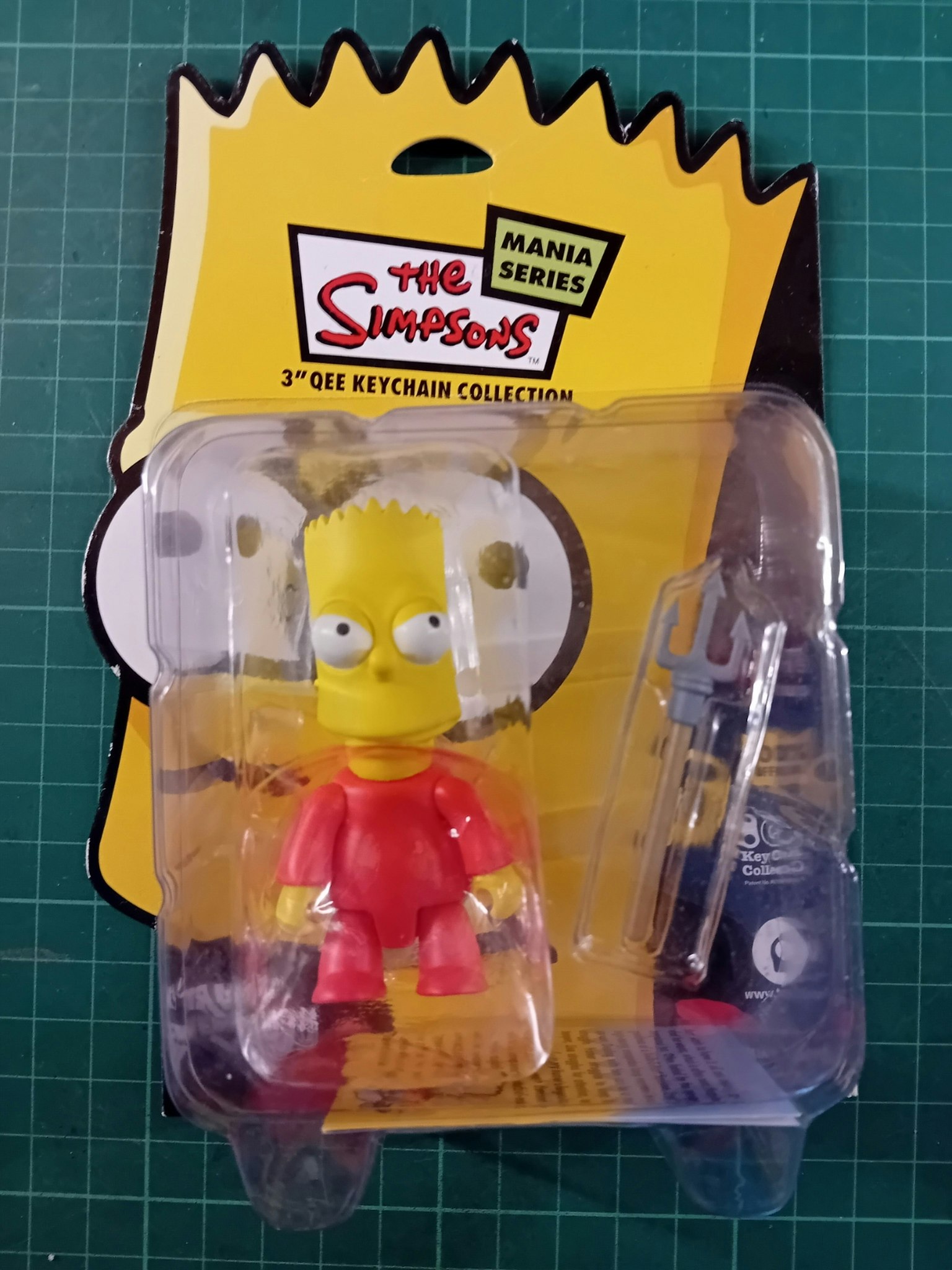 The Simpsons Mania series nøkkelring: Bart Devil