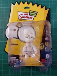 The Simpsons Mania series nøkkelring: Bart Skjellett hvit