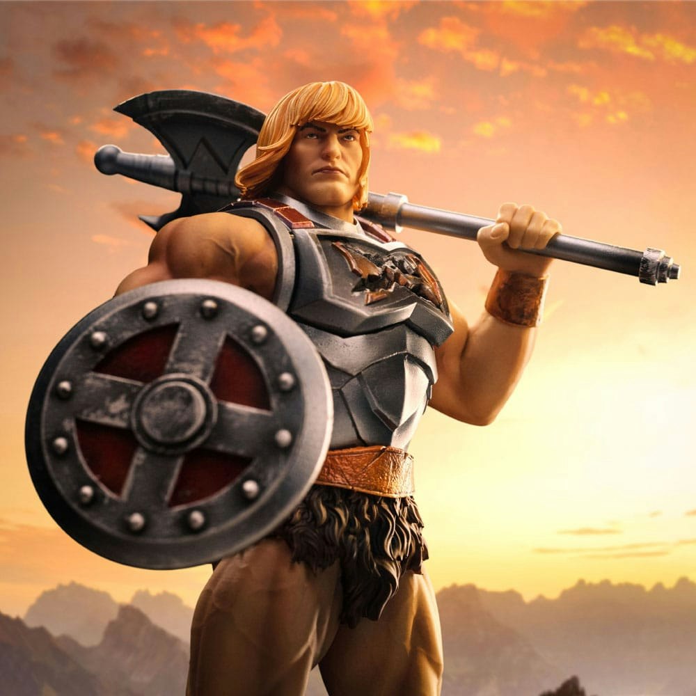 Masters of the Universe Art Scale Statue 1/10 He-Man Battle Armor Version Exclusice 23 cm (totalpris 3.495,-)