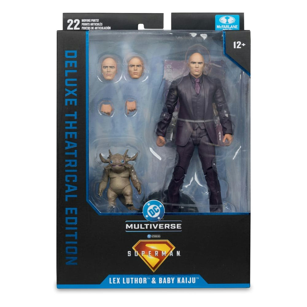 Superman (2025) DC Multiverse Deluxe Action Figure Lex Luthor with Baby Kaiju (Deluxe Theatrical Edition) 18 cm
