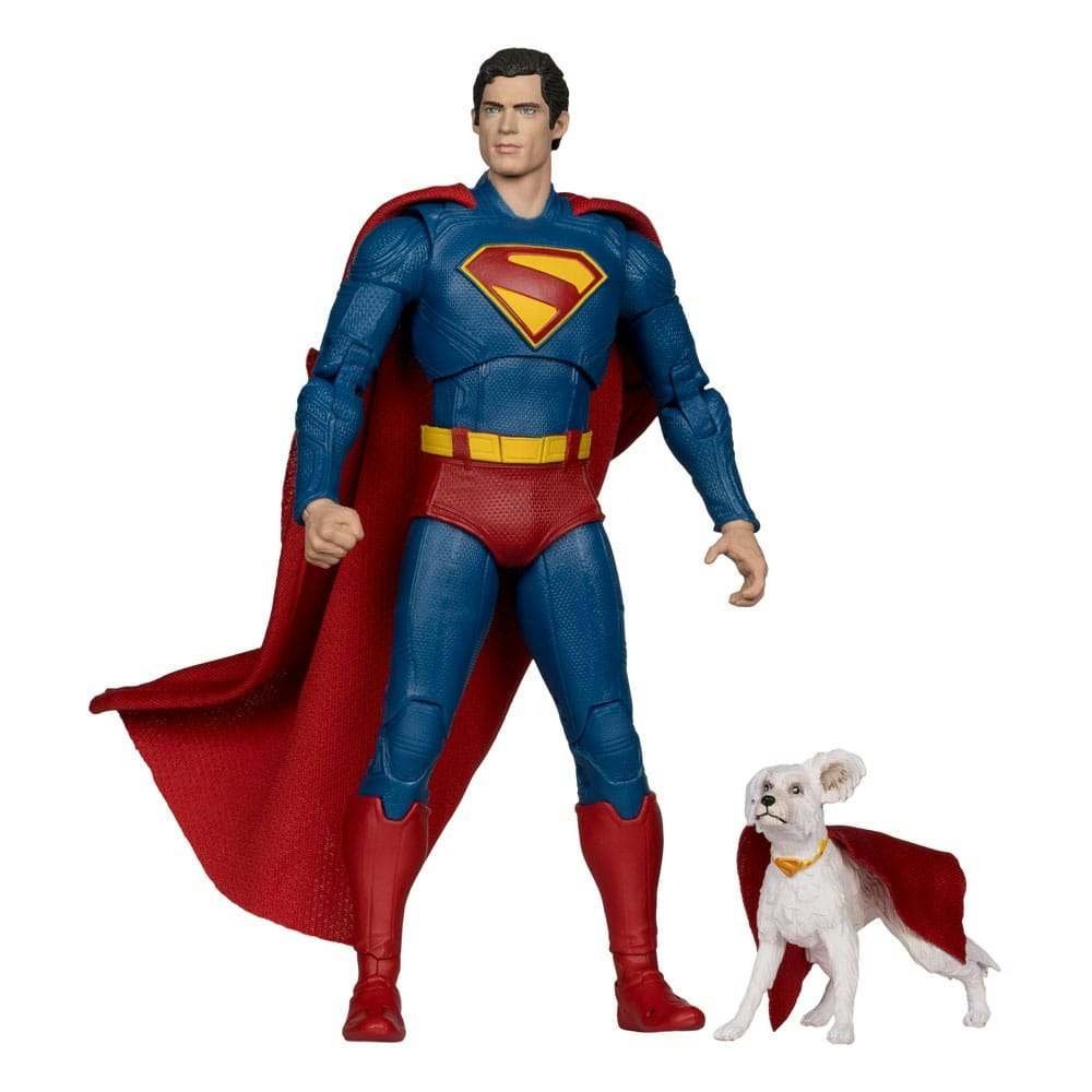 Superman (2025) DC Multiverse Deluxe Action Figure Superman with Krypto the Super Dog 18 cm