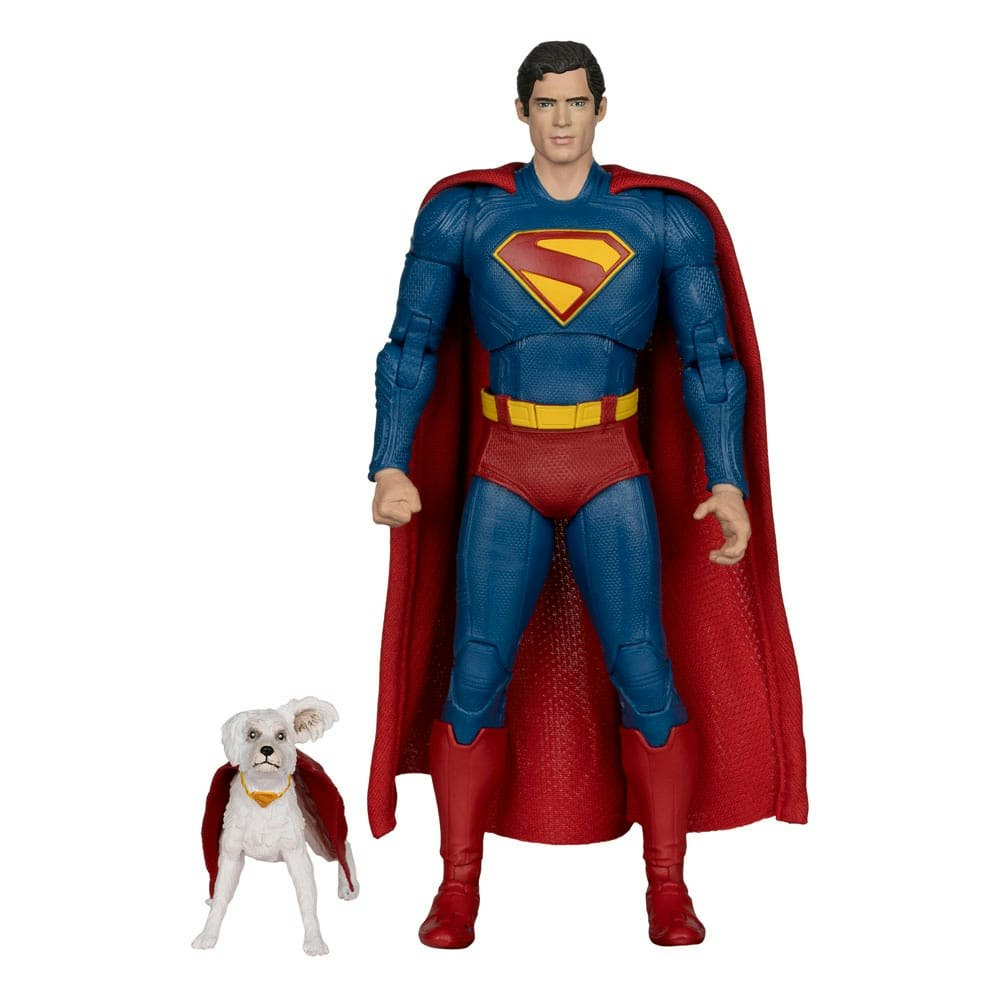 Superman (2025) DC Multiverse Deluxe Action Figure Superman with Krypto the Super Dog 18 cm