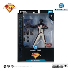 Superman (2025) DC Multiverse Deluxe Theatrical Edition Action Figure Mr. Terrific (Red Platinum Edition) 18 cm