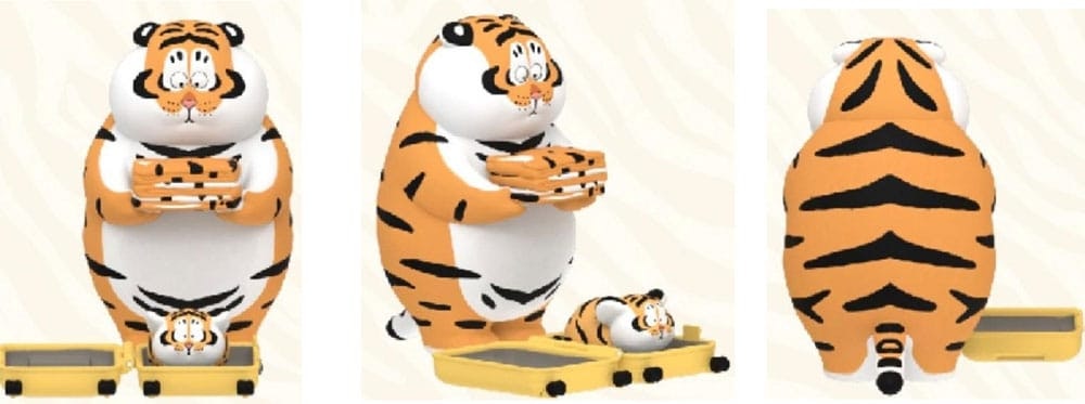 I Am Not Fat Tiger Roaring Love Series Mini Figures 9 cm Blind Box
