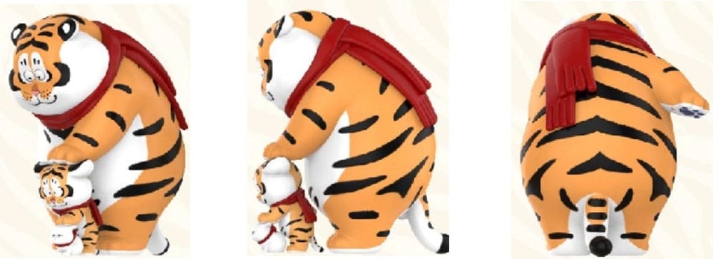 I Am Not Fat Tiger Roaring Love Series Mini Figures 9 cm Blind Box