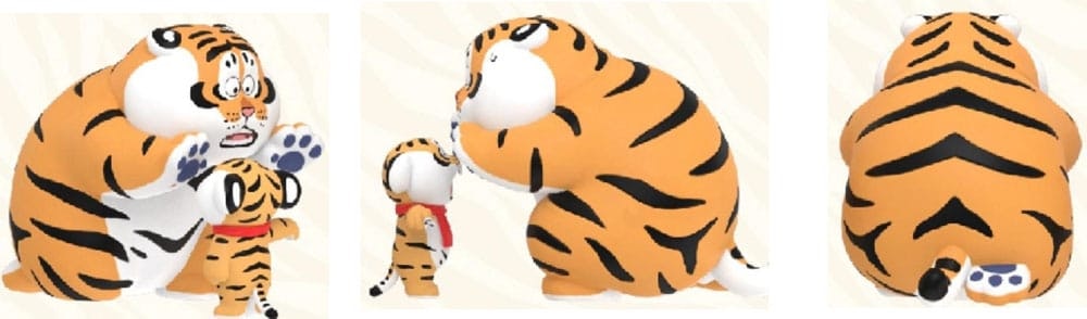 I Am Not Fat Tiger Roaring Love Series Mini Figures 9 cm Blind Box