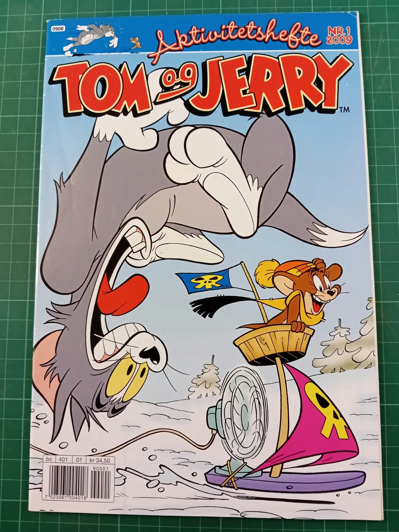 Tom og Jerry aktivitetshefte 2009 - 01