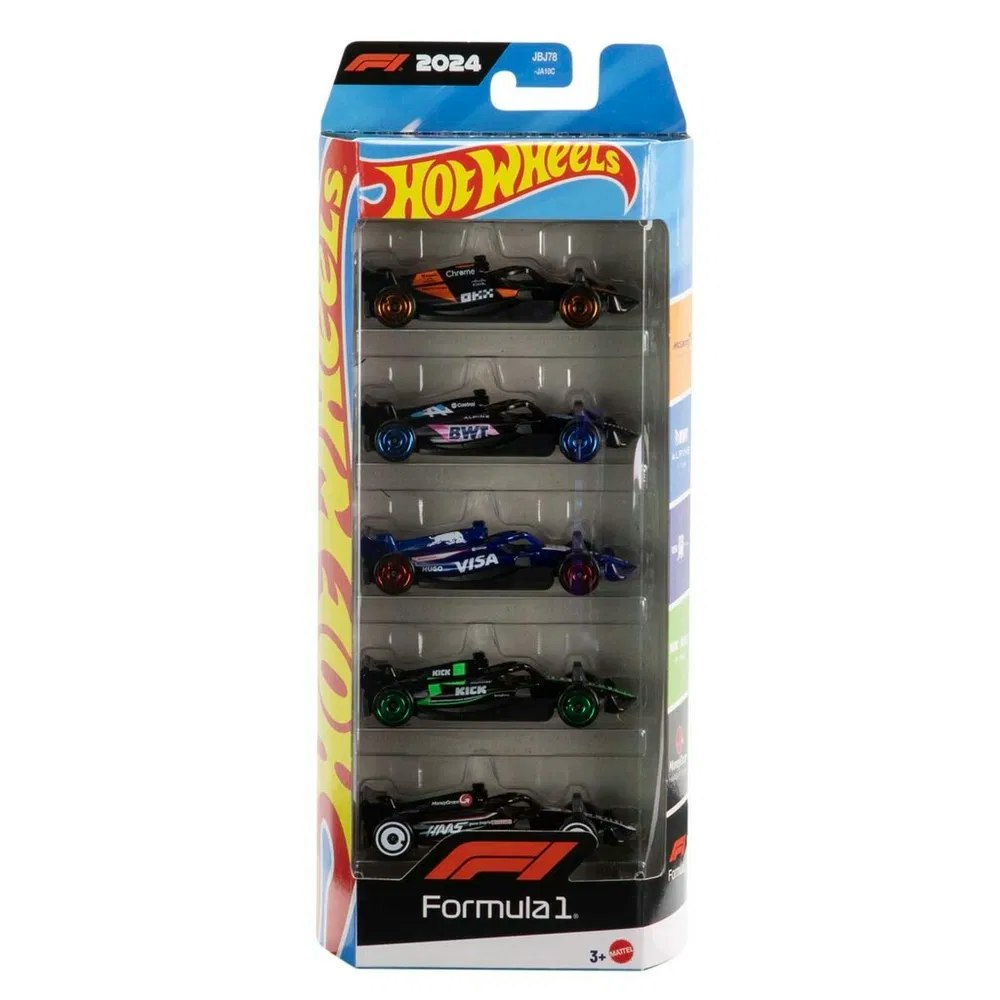 .Hot Wheels Formel 1 5-Pack