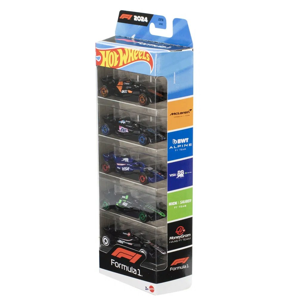 .Hot Wheels Formel 1 5-Pack