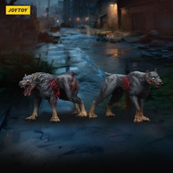 Zombie Dark Source Action Figures 2-Pack Police Dogs 8 cm (Totalpris 129,-)