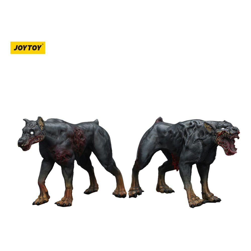 Zombie Dark Source Action Figures 2-Pack Police Dogs 8 cm (Totalpris 129,-)