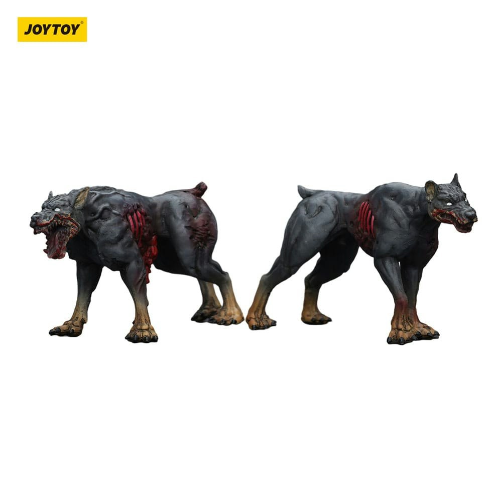 Zombie Dark Source Action Figures 2-Pack Police Dogs 8 cm (Totalpris 129,-)