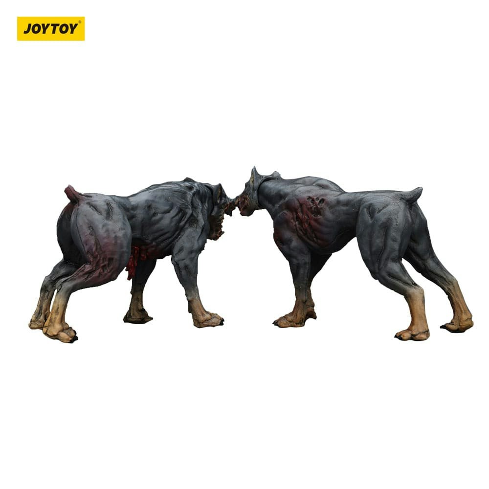 Zombie Dark Source Action Figures 2-Pack Police Dogs 8 cm (Totalpris 129,-)