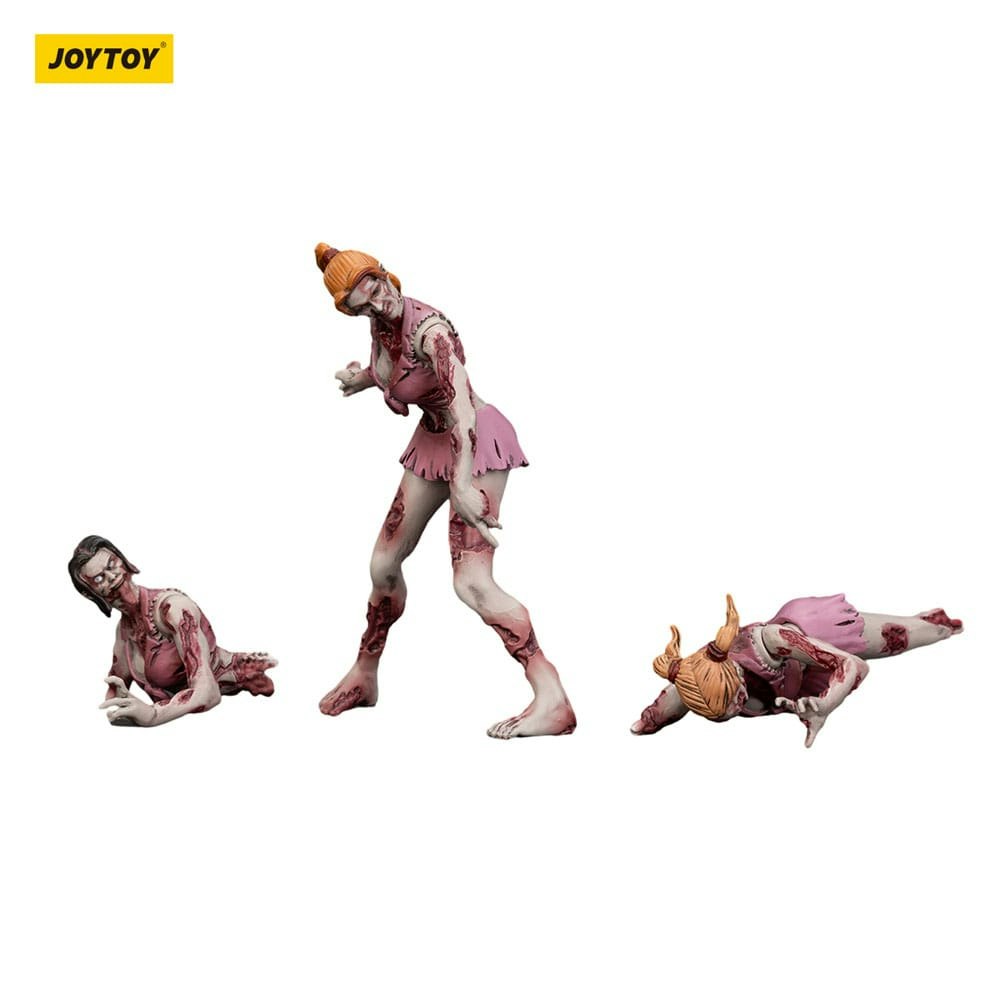Zombie Dark Source Action Figures 3-Pack Cheer Leaders 8 cm (Totalpris 279,-)