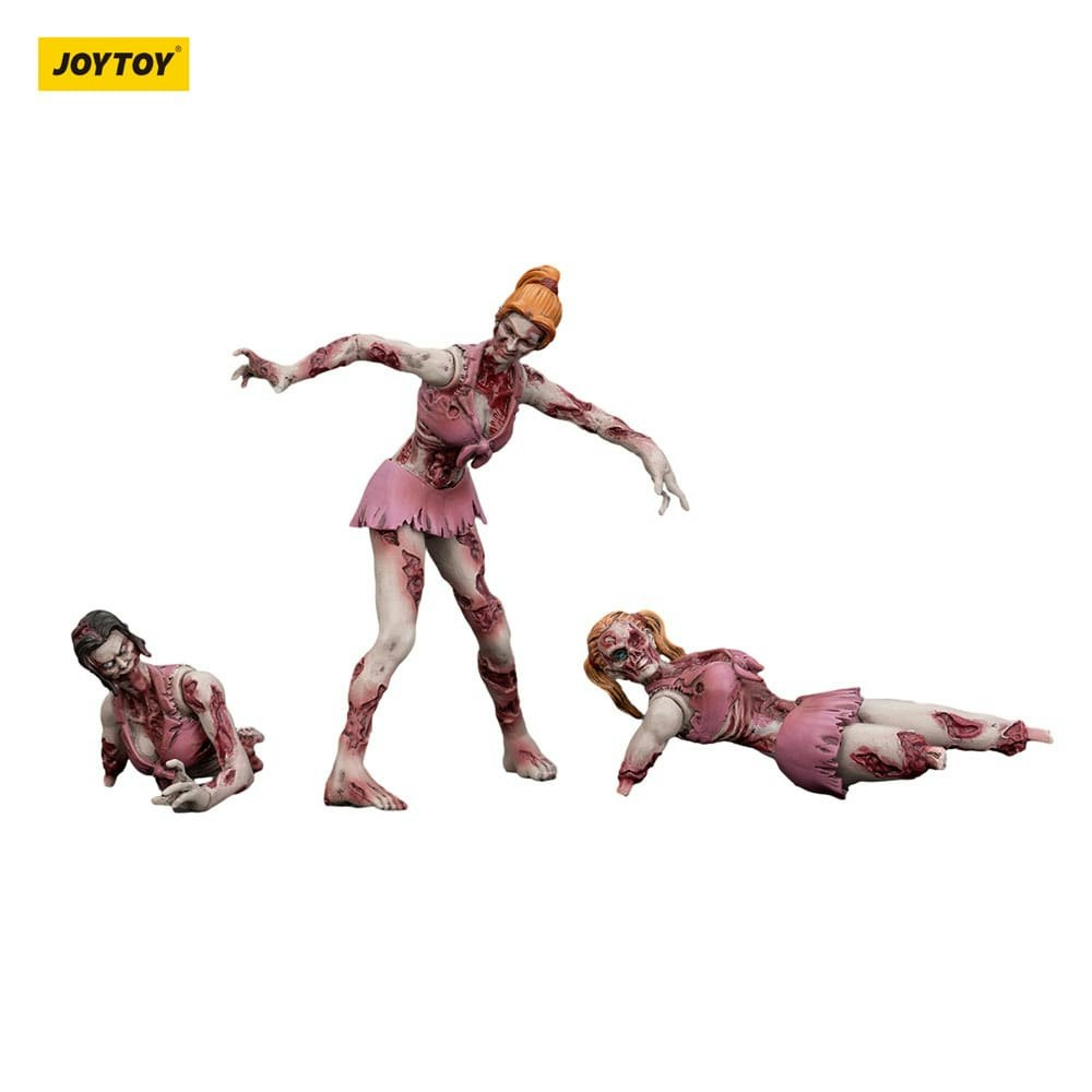 Zombie Dark Source Action Figures 3-Pack Cheer Leaders 8 cm (Totalpris 279,-)