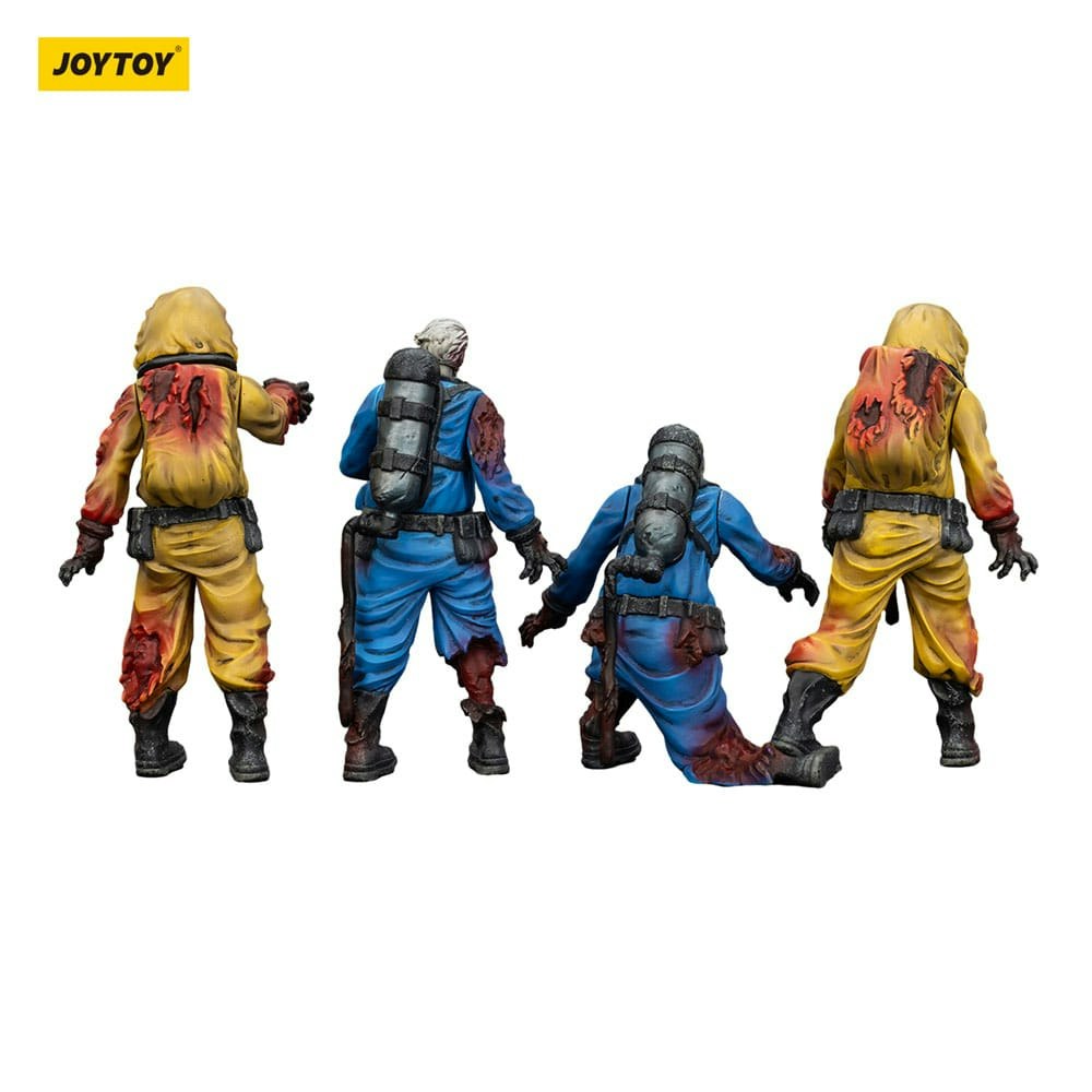 Zombie Dark Source Action Figures 4-Pack Biochemical Lab Team 8 cm (Totalpris 279,-)