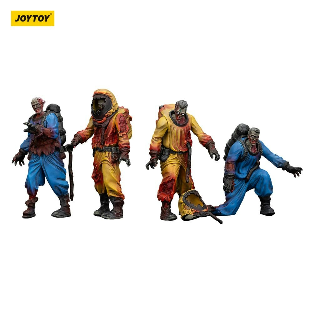 Zombie Dark Source Action Figures 4-Pack Biochemical Lab Team 8 cm (Totalpris 279,-)