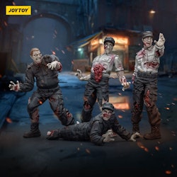 Zombie Dark Source Action Figures 4-Pack Security Guards 8 cm (Totalpris 249,-)