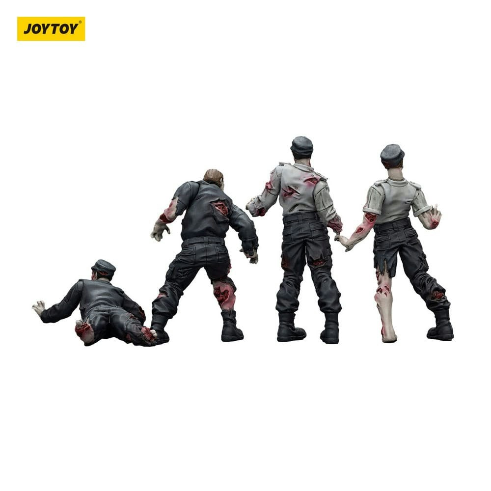 Zombie Dark Source Action Figures 4-Pack Security Guards 8 cm (Totalpris 249,-)