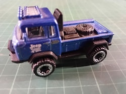 Hot Wheels Jeep FC blå