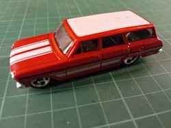 Hot Wheels Stasjonsvogn rød