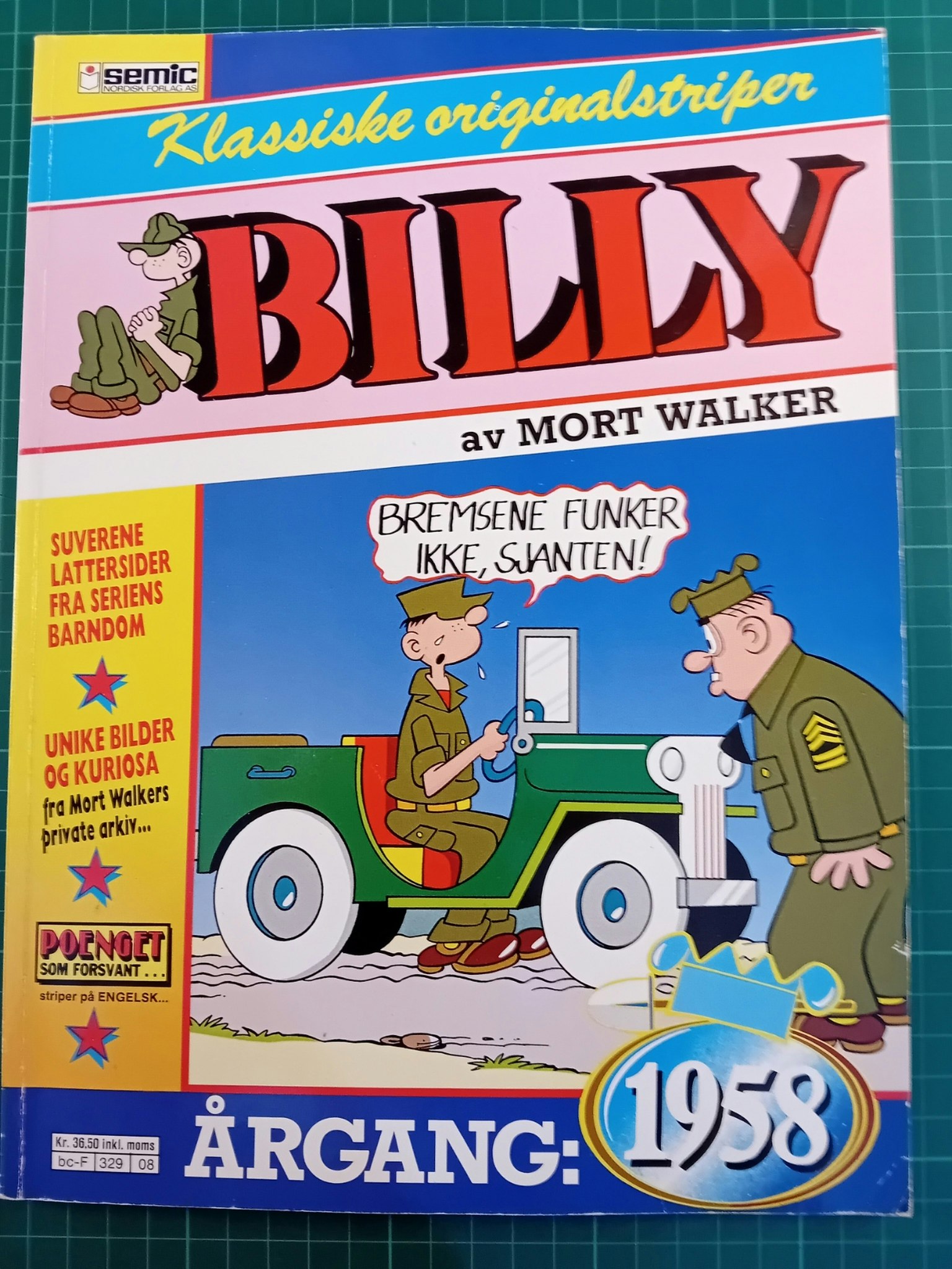 Billy : Klassiske originalstriper 1958