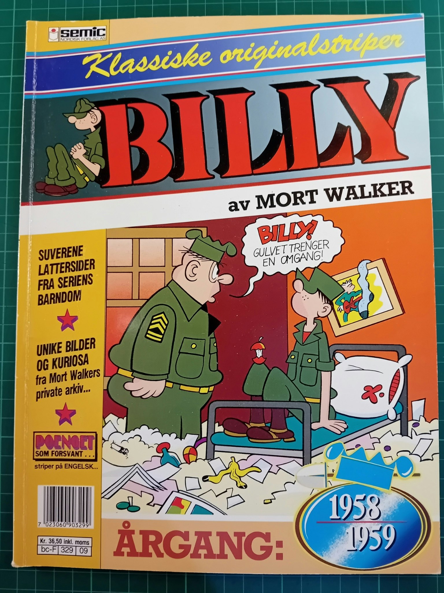 Billy : Klassiske originalstriper 1958/59