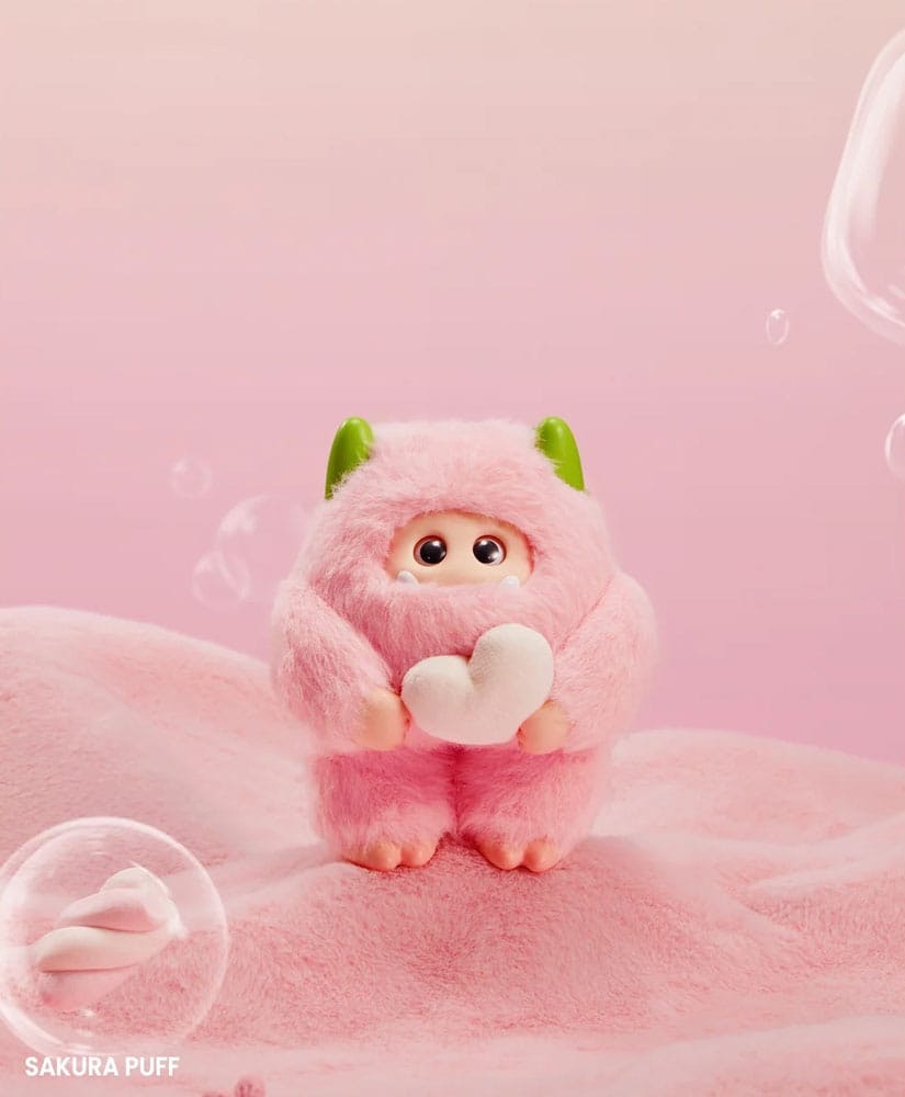 Giggle Monster Plush Keychain 11 cm Marshmallow Dreams Blind Box Display (6) (Totalpris 1.295,-)