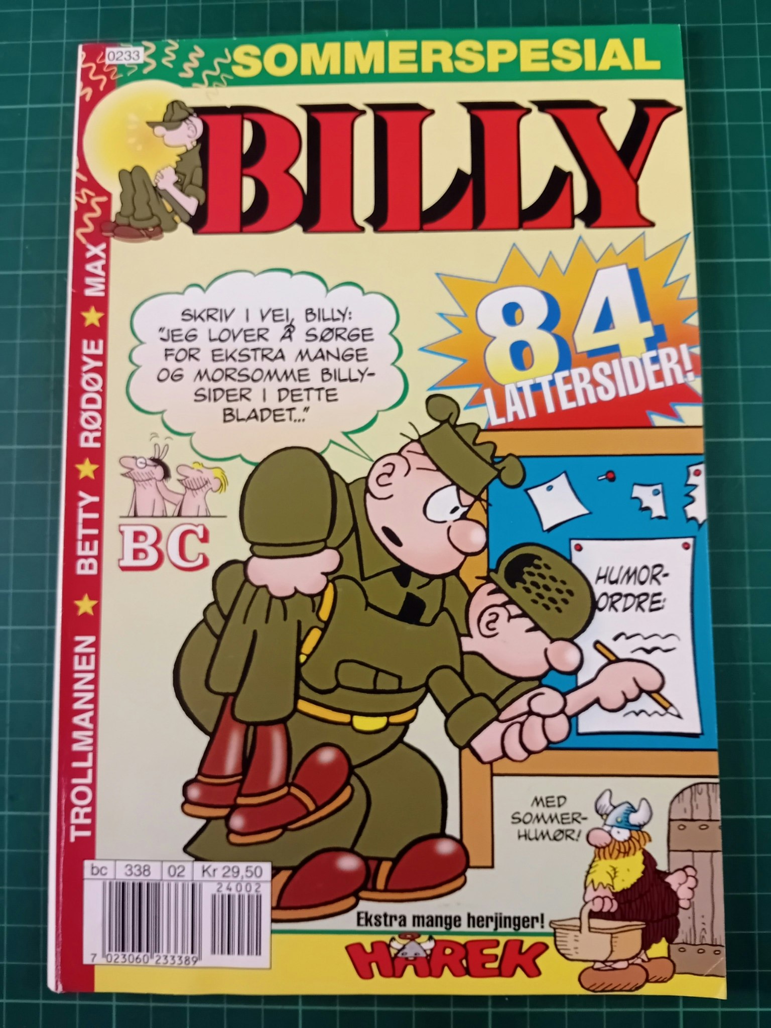 Billy sommer 2001