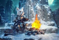 Mythic Legions Horror of Einsamall Actionfigur Bylur Frostfurr Imp-Scale (totalpris 898,-)