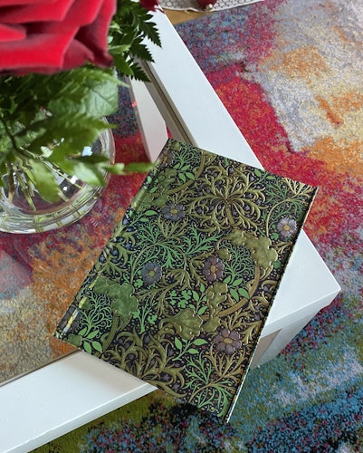Anteckningsbok William Morris Seaweed A5