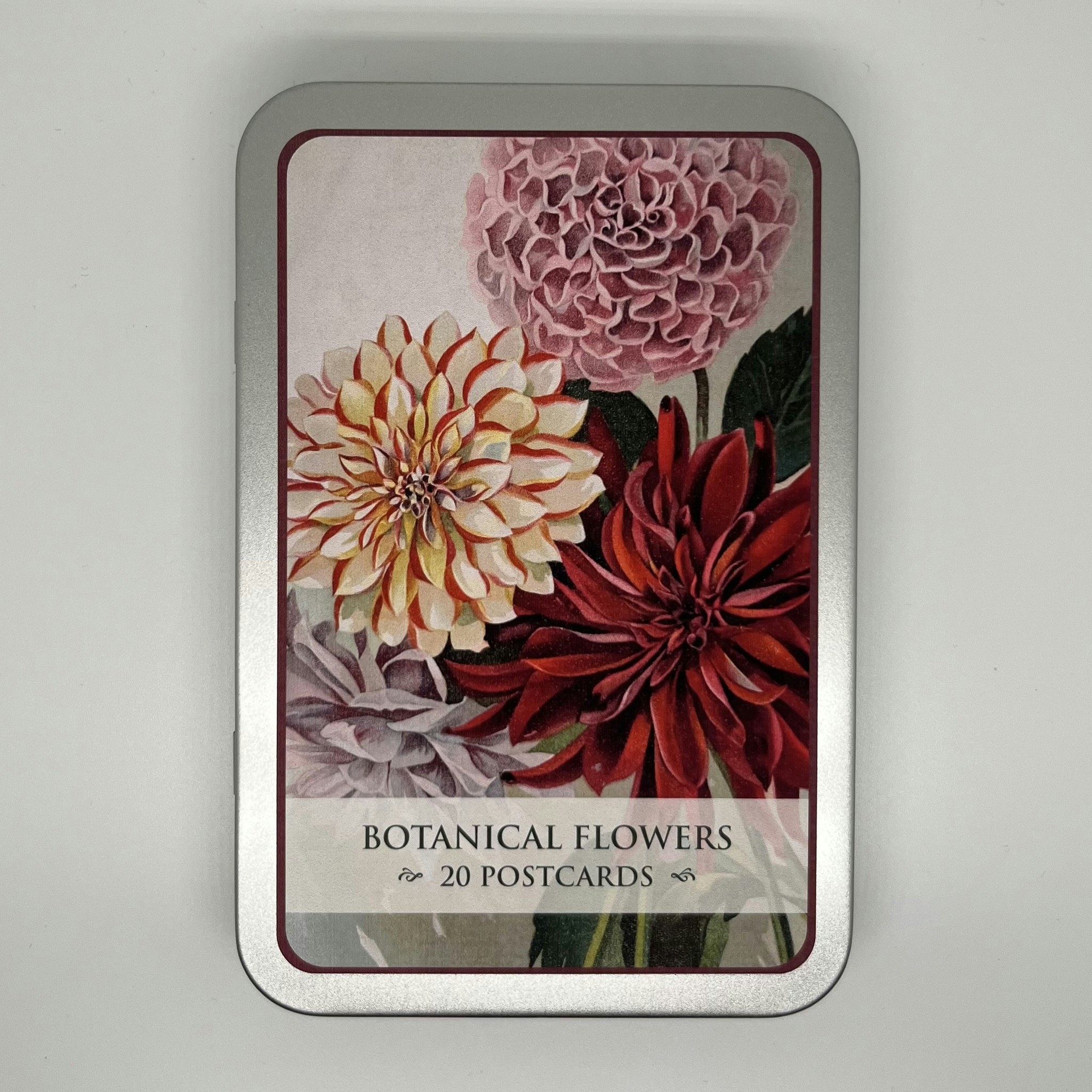 Vykort Botanical Flowers