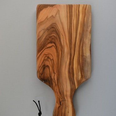Small olive wood cutting board