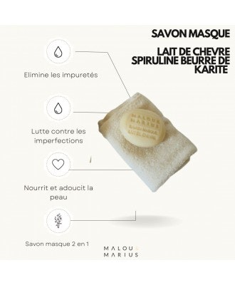 Ansiktsmask tvål från Malou & Marius