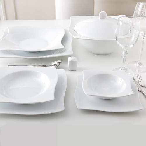 Astro White - 32 Deler For En Stjerneformet Mottakelse!