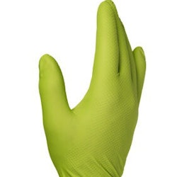 Finixa Super Grip Nitrile Engangs hansker Lime green