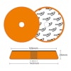 Pads99 Twister 125mm Orange Medium DA