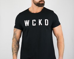 WCKD T-SHIRT, BLACK