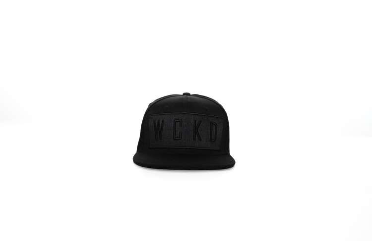 WCKD SNAPBACK - BLACK ON BLACK