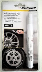 Markeringspenna för däck - Dunlop vit