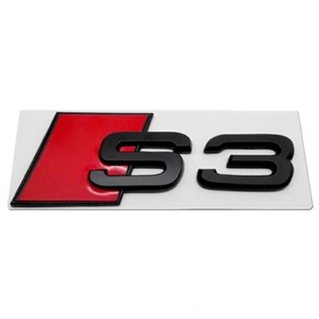 S3 blanksvart emblem bak