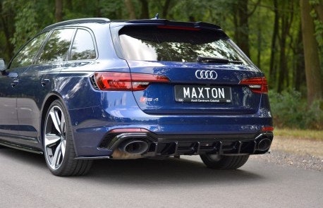 RS4 - Bakre diffuser splitter - Audi RS4 B9 avant