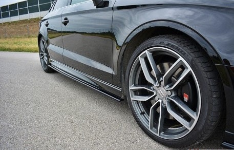 S3 - Sidokjol splitter - Audi S3 8V Facelift