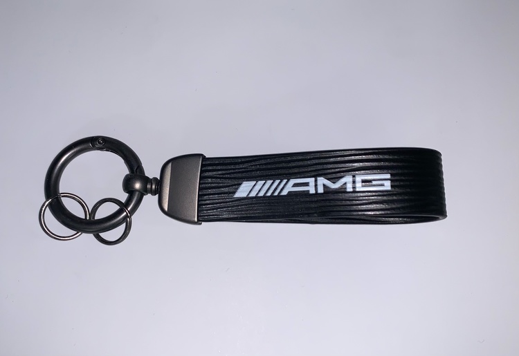 MERCEDES BENZ - AMG - nyckelring (svart plast)