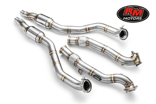 AUDI - Downpipe + katalysator - S6-S7-RS6-RS7 4.0 TFSI