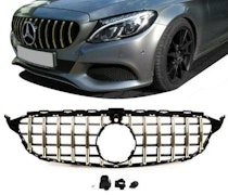 Mercedes-benz C Klass W205 Grill AMG GT GOLD