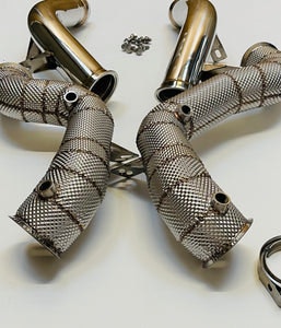 Catless downpipe - Mercedes Benz S63 AMG