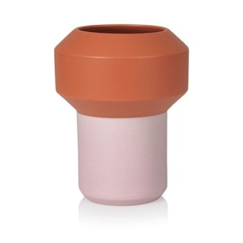 Fumario Orange and Pink Vase