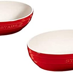 Staub Bowl sett ceramic cherry oval 23 og 27 cm
